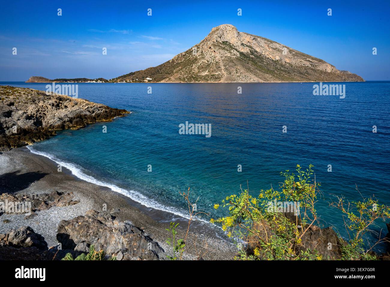 Grecia, Isole del Dodecaneso, Isola di Talendos Foto Stock
