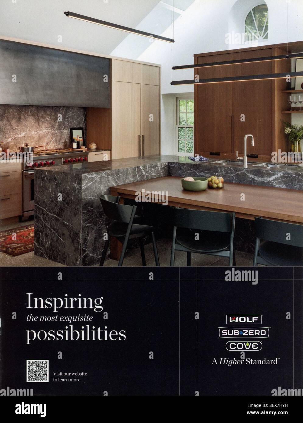 Pubblicità rivista Lifestyle and Interior design, anni '2020 Foto Stock