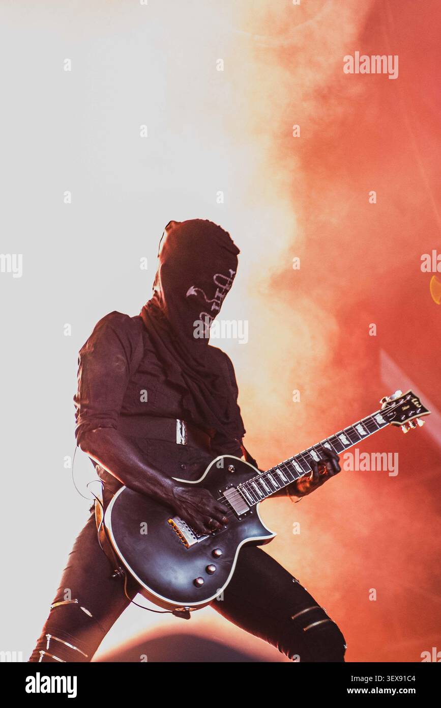 FRANCIA, CLISSON. La band portoghese Gaerea in concerto all'Hellfest 2026. Crediti: Andrea Pinna Foto Stock