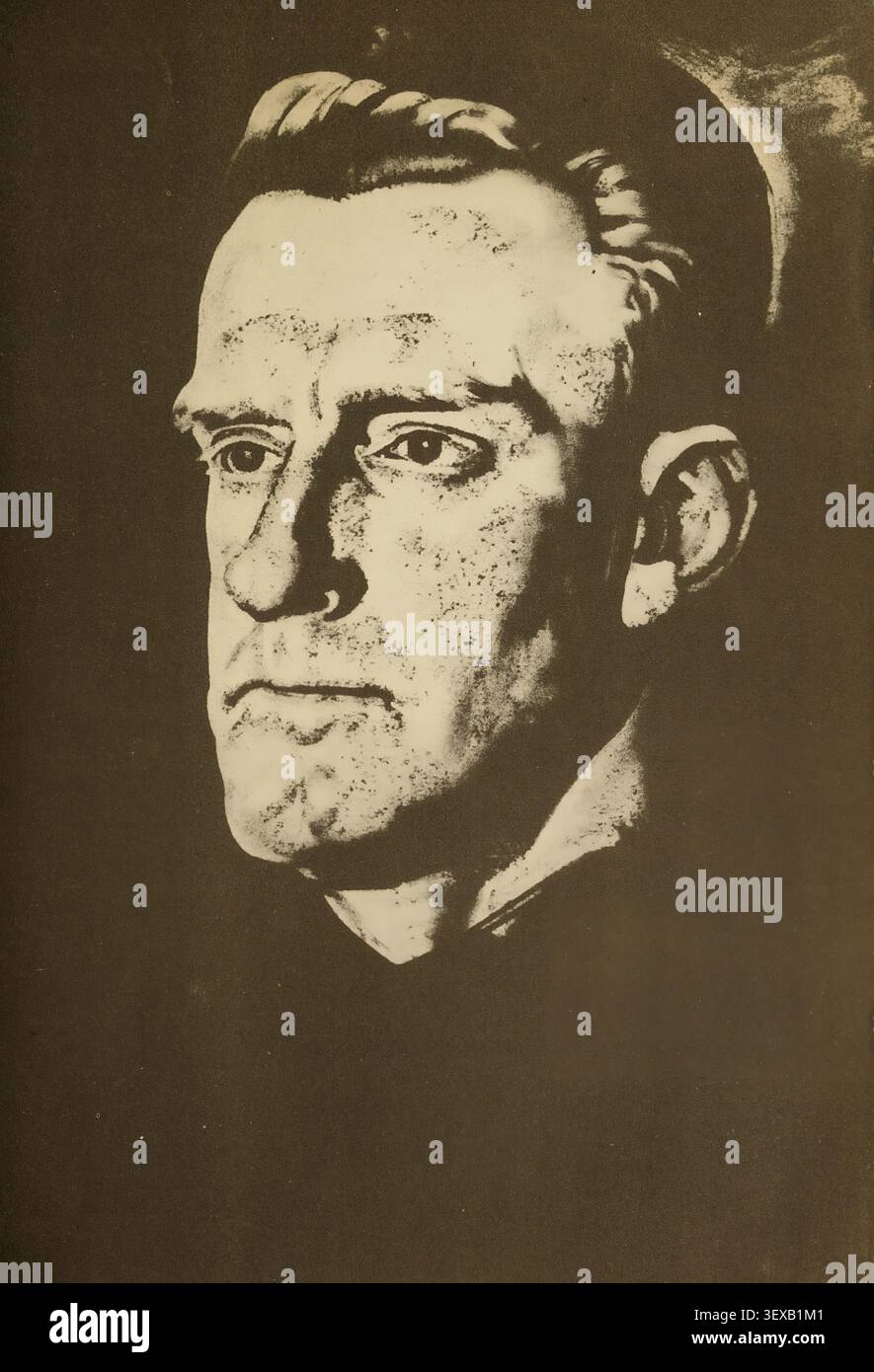 Ammiraglio della flotta William Henry Dudley Boyle XII conte di Cork 30 novembre 1873 19 aprile 1967 ufficiale della Royal Navy guardava intensamente, ritraendo introspezione e determinazione, riflettendo il suo ruolo di ufficiale militare, diplomatico e scrittore di narrazioni storiche. Da Seven Pillars of Wisdom: A Triumph di T. E. Lawrence (16 agosto 1888 – 19 maggio 1935) Foto Stock