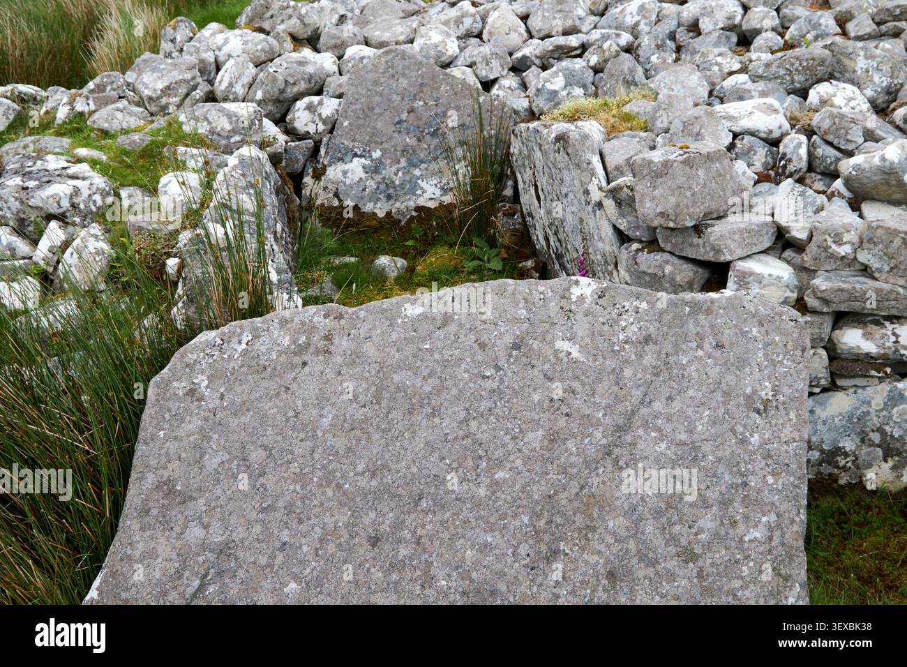 tomba di corte di malinmore cloghanmore tomba megalitica contea di donegal repubblica d'irlanda Foto Stock