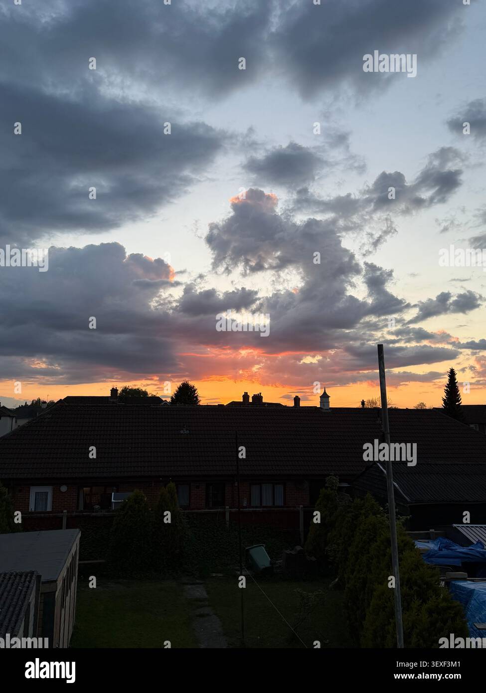 Tramonto - Immagine stock catturata con smartphone