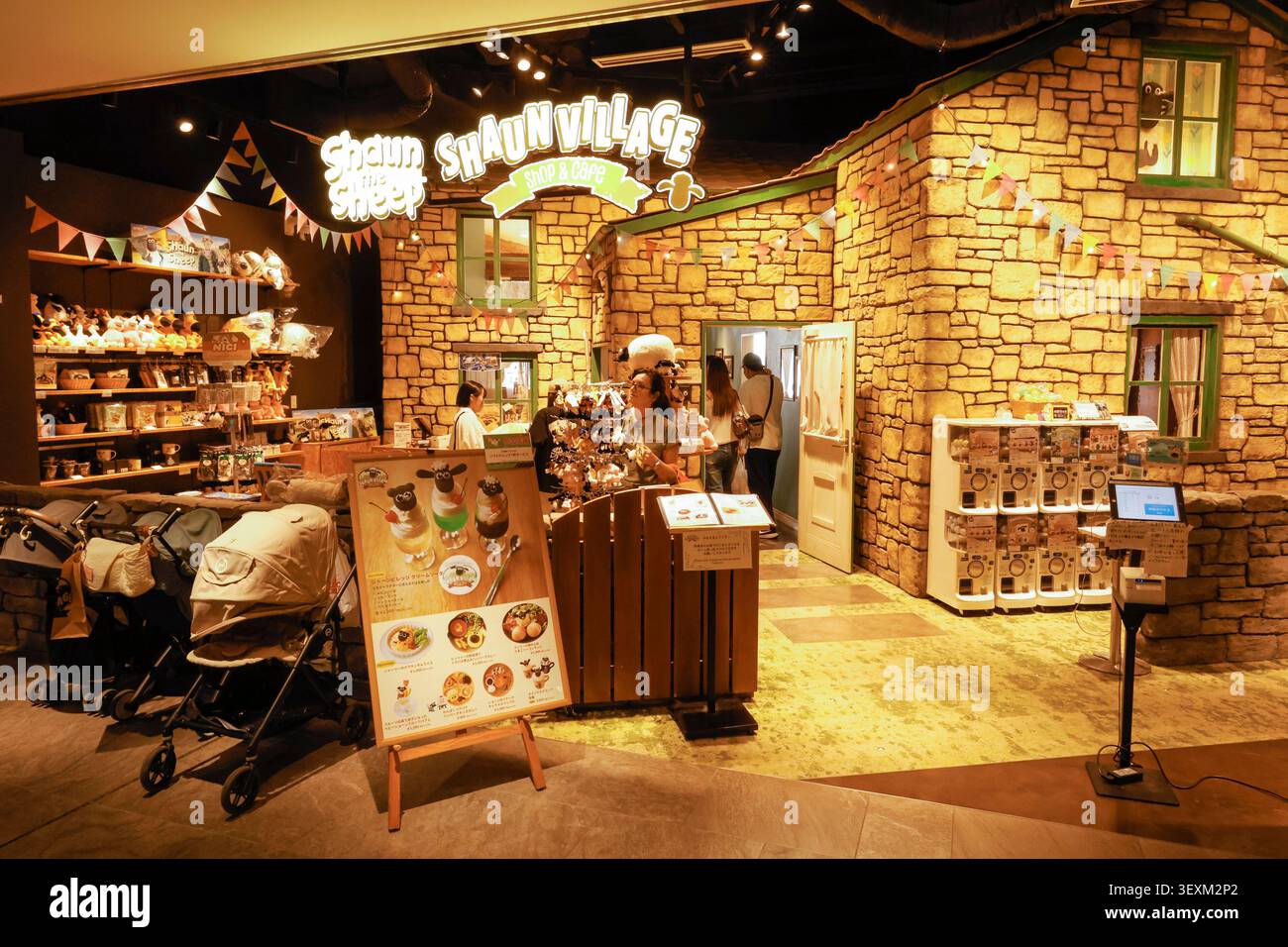 SHAUN, IL SHEEP CAFE TOKYO Foto Stock