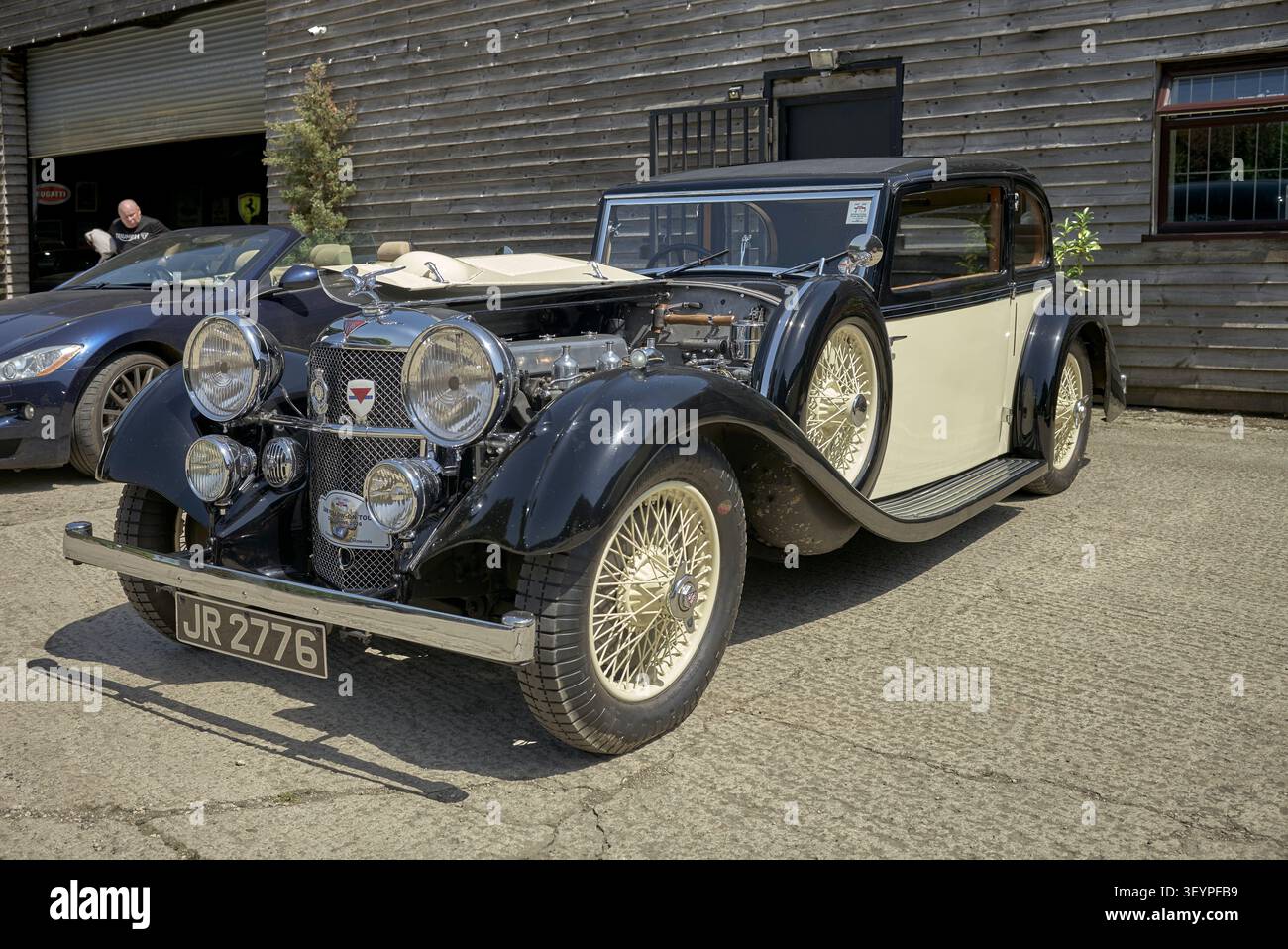 Alvis, velocità 20 1935. Berlina inglese da 2,762 cc. Foto Stock