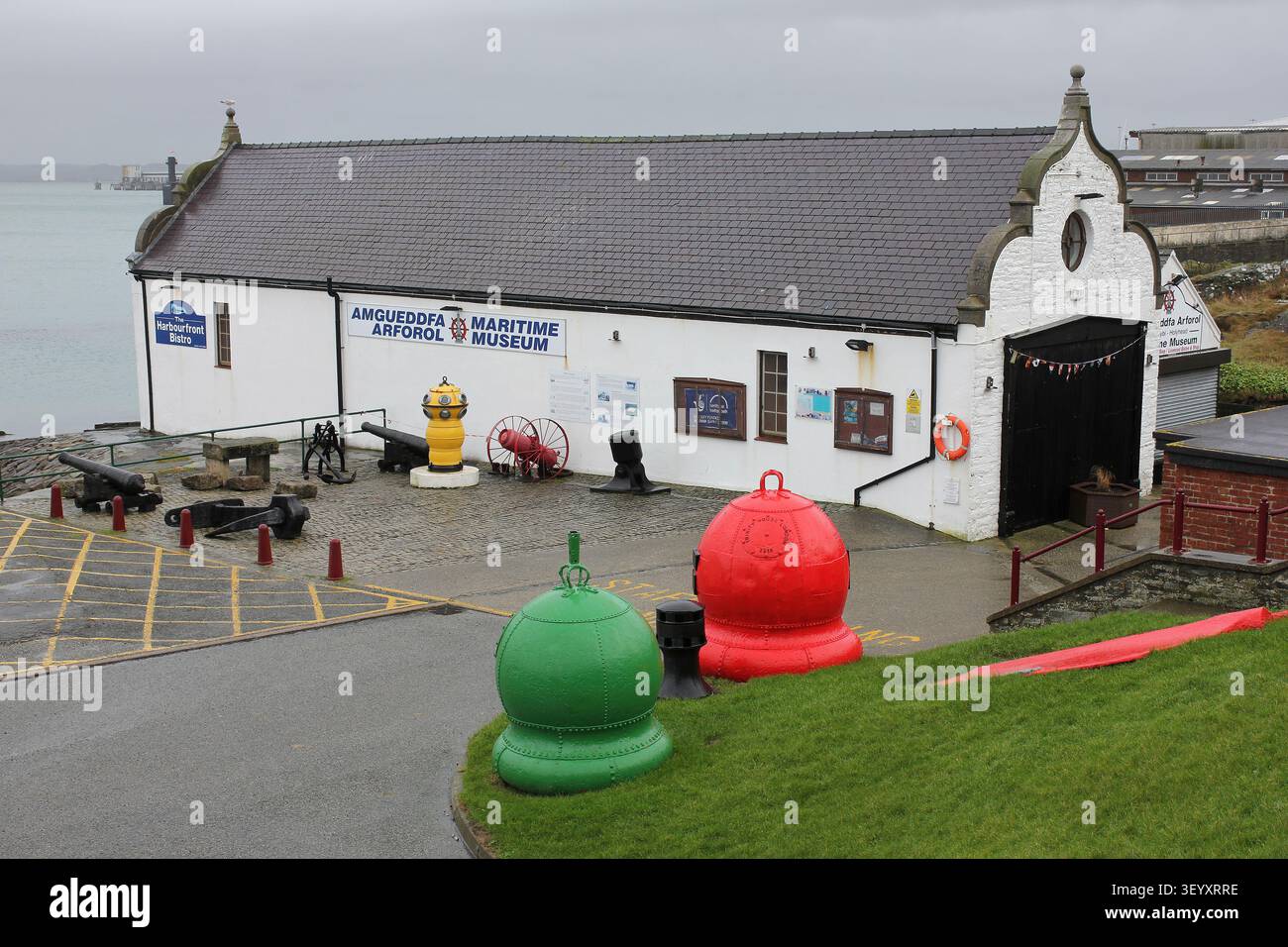 Holyhead Maritime Museum, ospitato nella più antica stazione di soccorso in Galles (costruita ca. 1858) Foto Stock