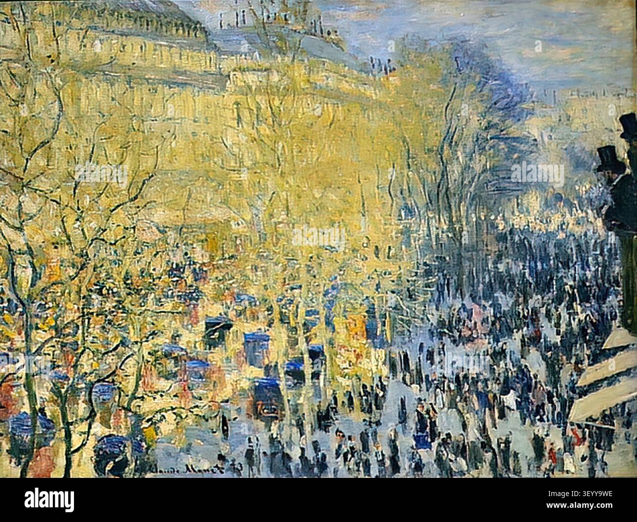 Boulevard des Capucines a Parigi (le Boulevard des Capucines) (1873) di Claude Monet | ArchiVerse Foto Stock