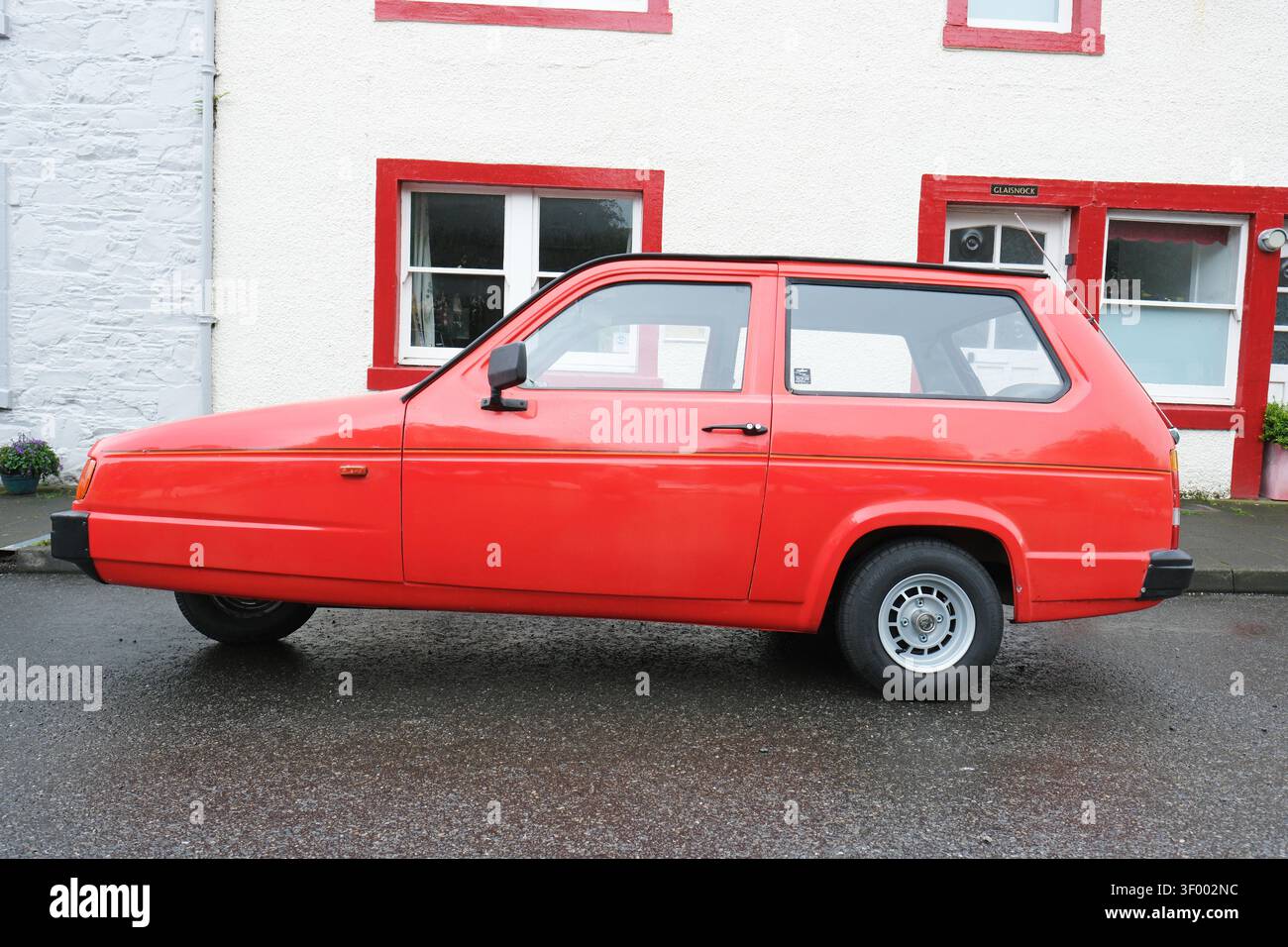 Robin Reliant LX vettura a tre ruote costruita in Gran Bretagna negli anni '1970 e '1980 Foto Stock