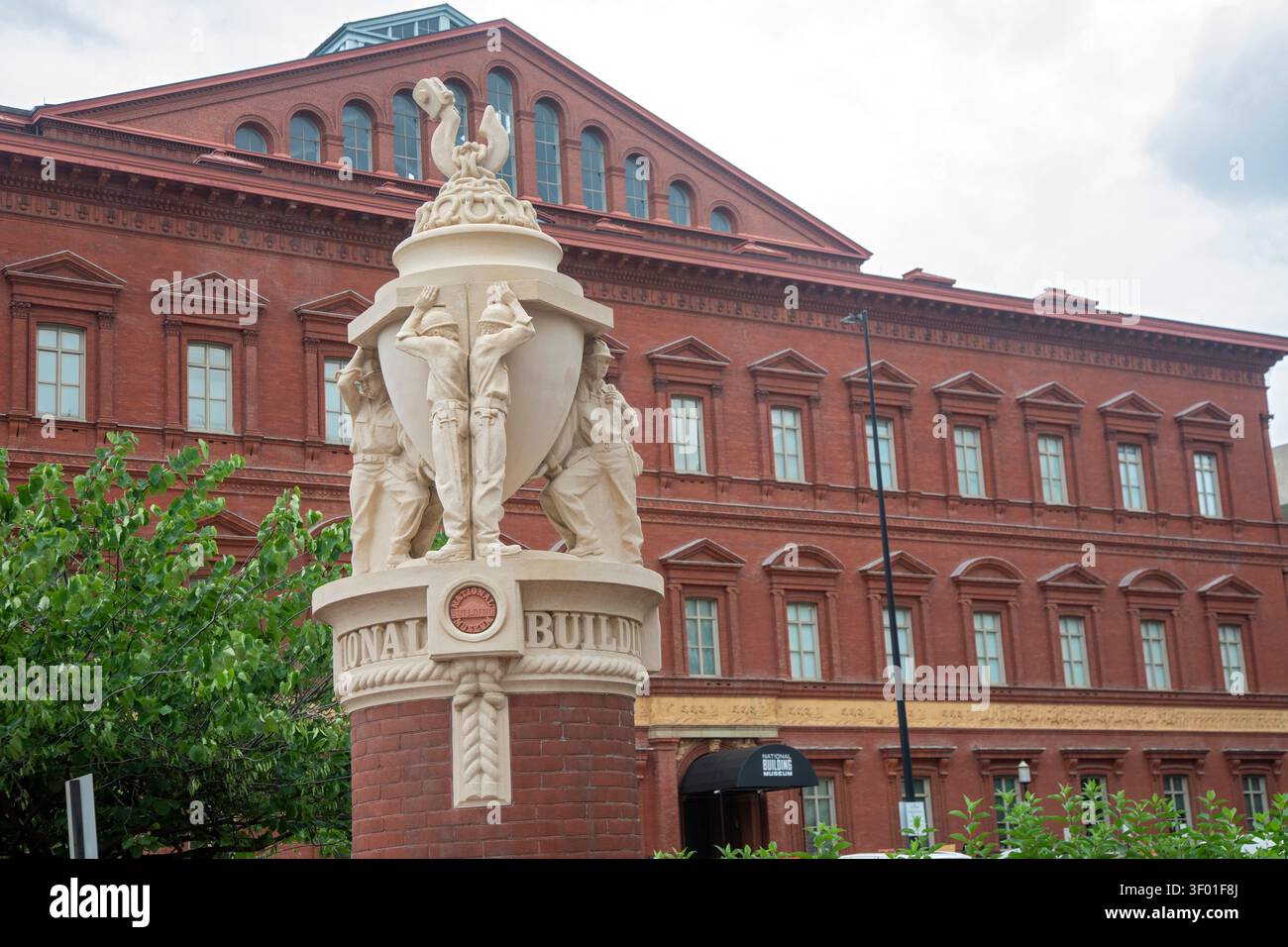 Washington DC - il National Building Museum, un museo privato senza scopo di lucro fondato dal Congresso nel 1980. Foto Stock