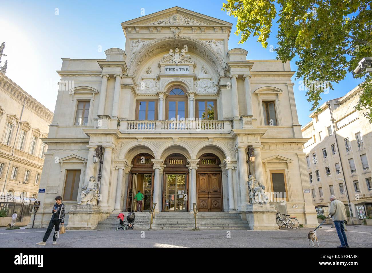 Opera Grand, teatro AM PL. De l'Horloge, Avignone, Francia Foto Stock
