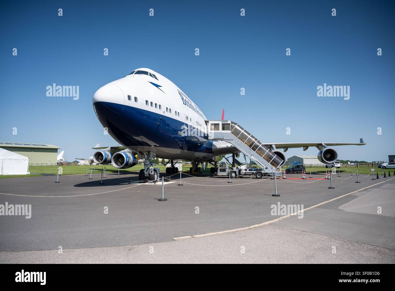 Boeing 747 a Kemble Foto Stock