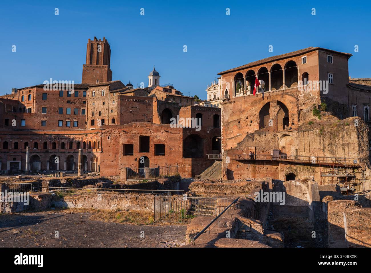 Mercati di Traiano (Mercati di Traiano a Roma, Italia Foto Stock