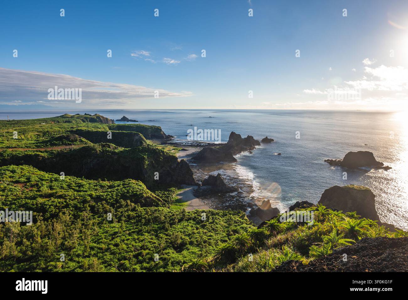 Youzihu a Haicanping nell'Isola Verde, Contea di Taitung, Taiwan Foto Stock
