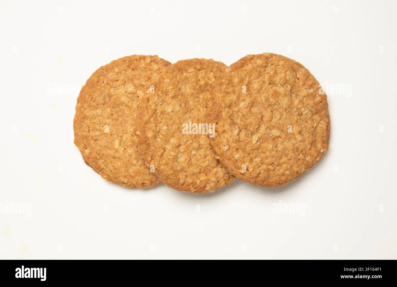 Biscotti d'avena. L'avena è ricca di carboidrati e fibre. Foto Stock