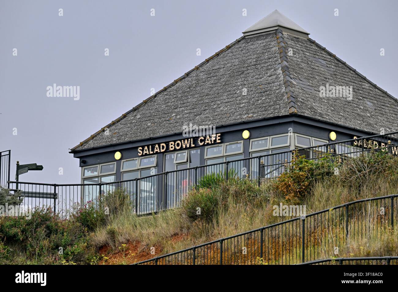 Caffè Salad Bowl di Hunstanton su Cliff Parade Foto Stock