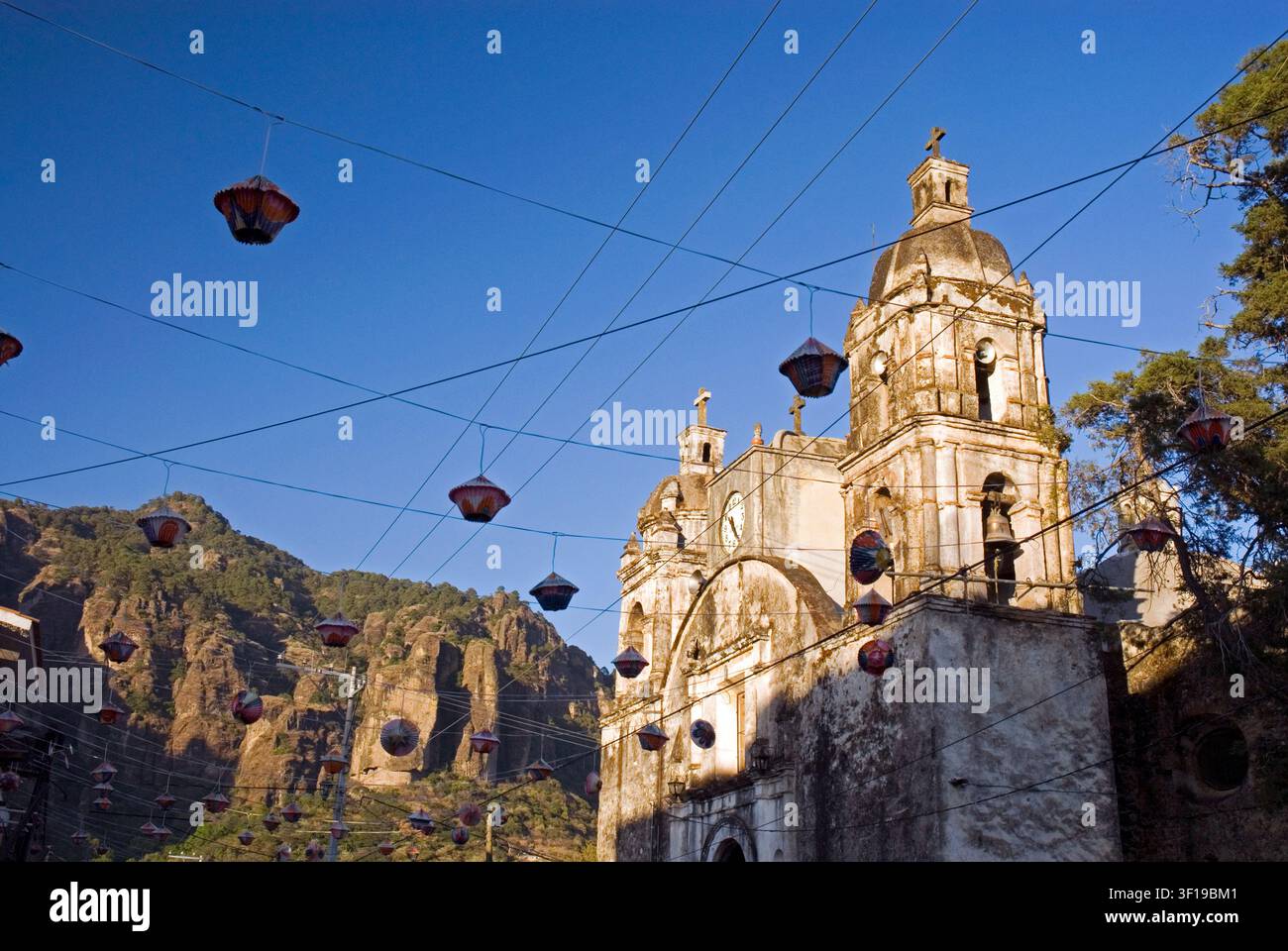 Tlayacapan, Morelos, Messico Foto Stock