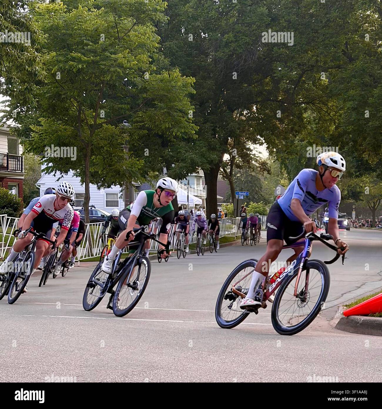 Il Tour of America's Dairyland (ToAD) è la più grande serie ciclistica competitiva di più giorni negli Stati Uniti. Si tiene ogni anno nel Wisconsin. Foto Stock