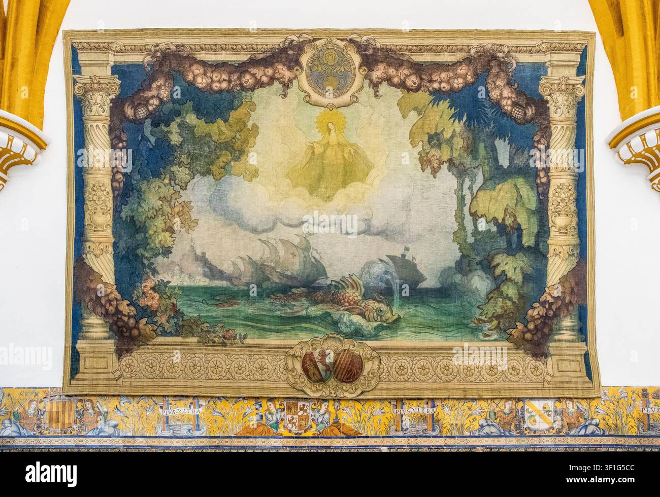 royal alcazar, siviglia Foto Stock