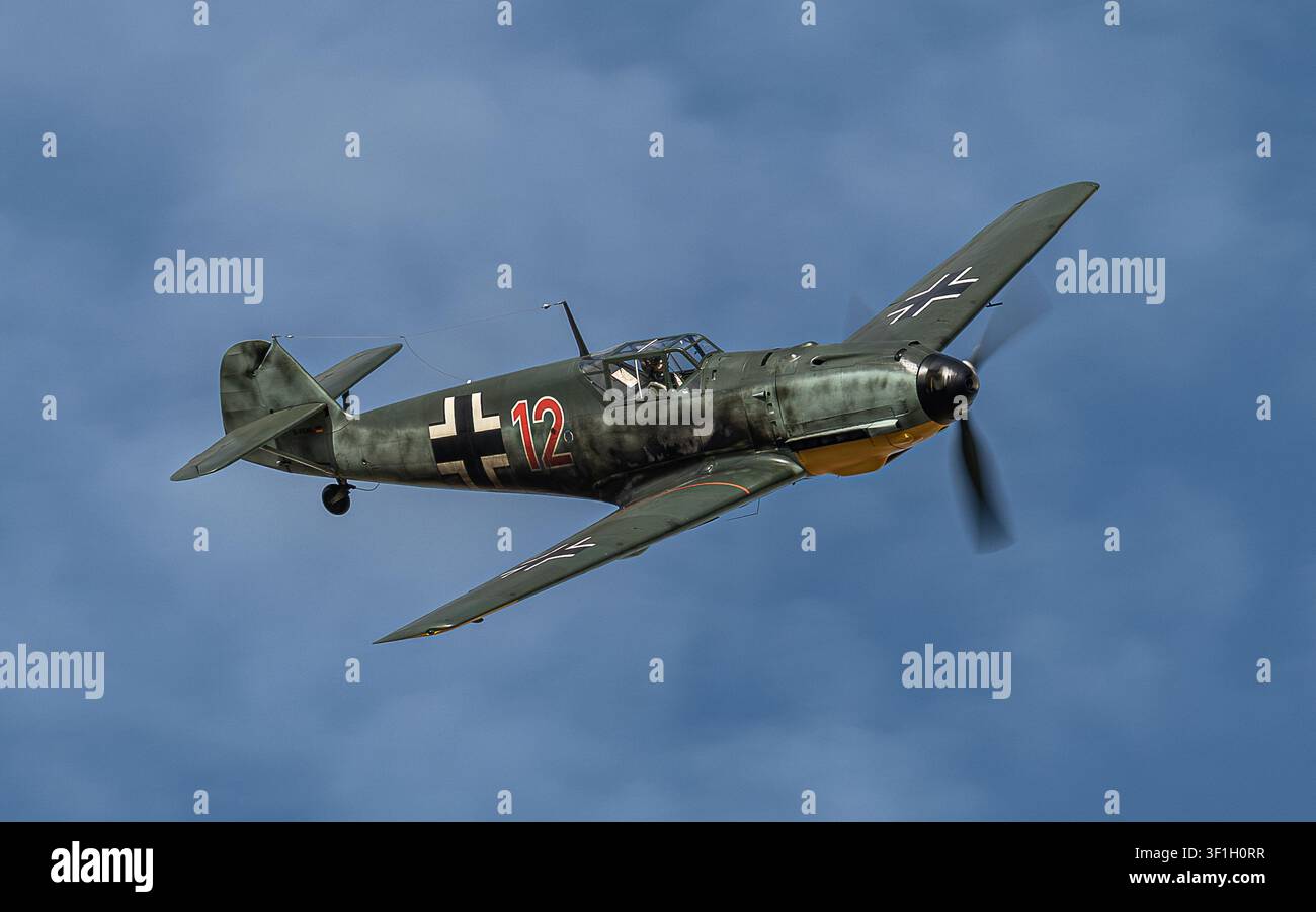 Messerschmitt Bf109 E-9 Foto Stock