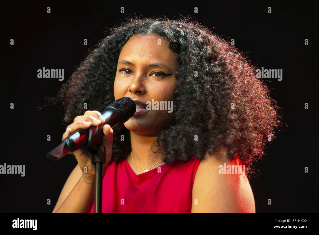 Charlotte Colace al festival musicale DURCHLUeFTEN (9 luglio - 1 agosto 2026), Schlueterhof presso l’Humboldt Forum, Berlino, 11 luglio 2026 Foto Stock