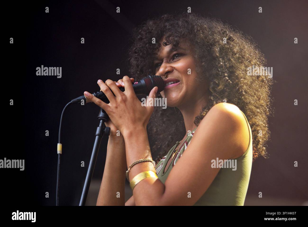 Uche Yara al festival musicale DURCHLUeFTEN (9 luglio - 1 agosto 2026), Schlueterhof presso il Humboldt Forum, Berlino, 11 luglio 2026 Foto Stock