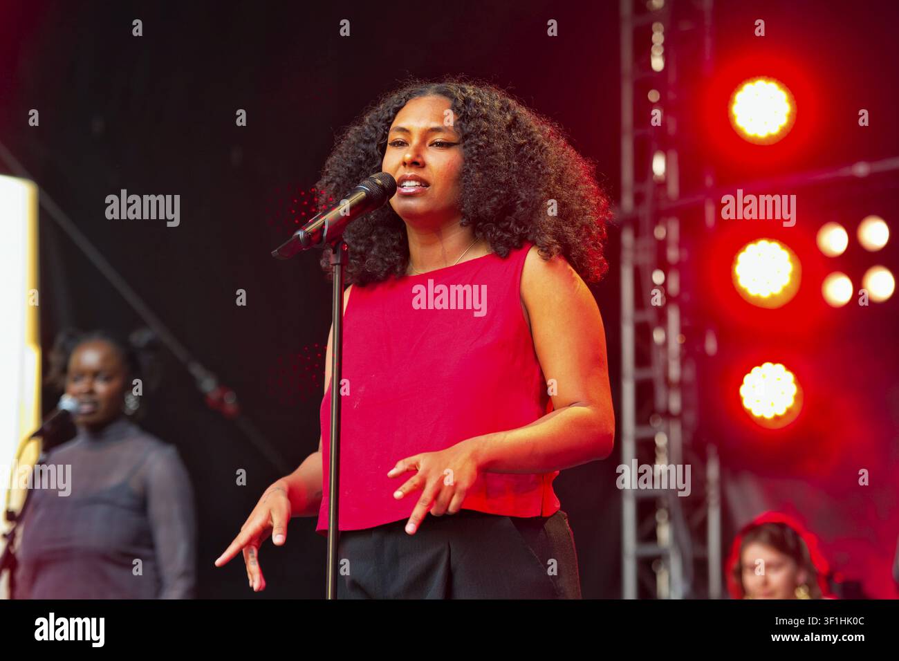Charlotte Colace al festival musicale DURCHLUeFTEN (9 luglio - 1 agosto 2026), Schlueterhof presso l’Humboldt Forum, Berlino, 11 luglio 2026 Foto Stock