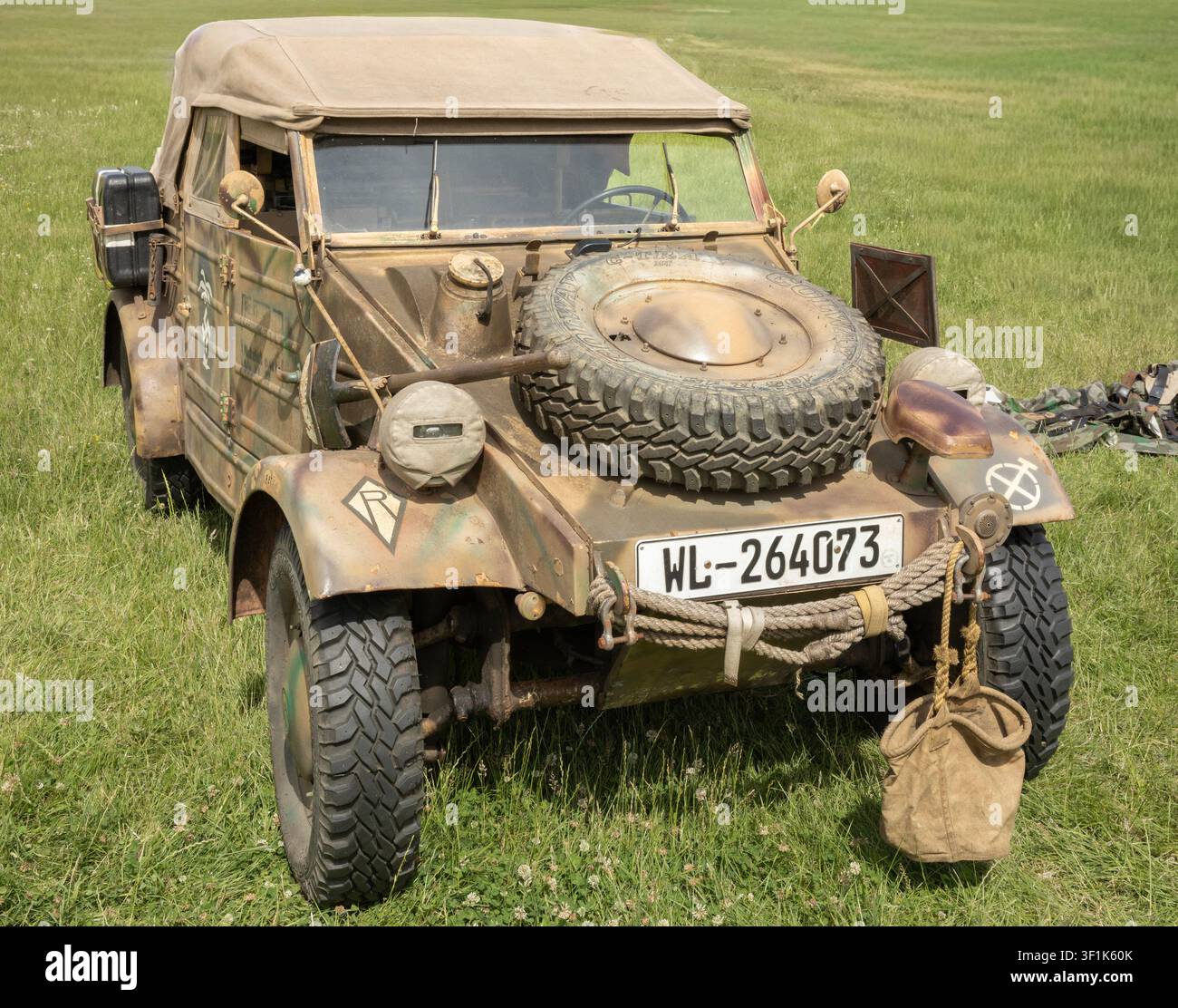 I veicoli militari Foto Stock