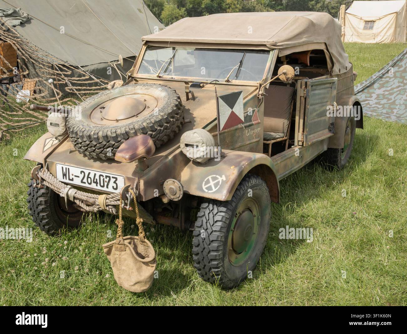I veicoli militari Foto Stock