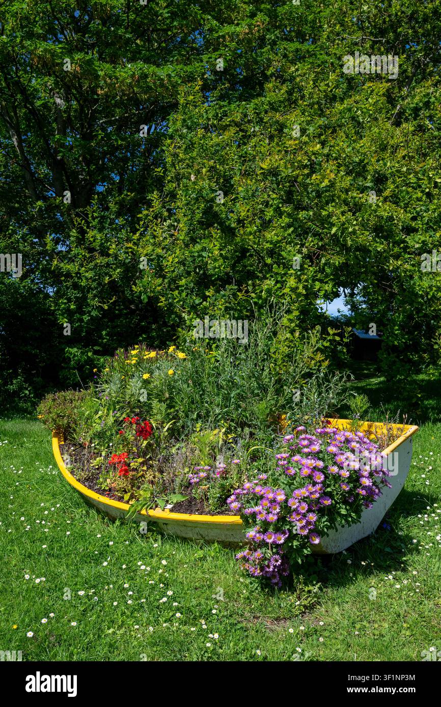 Barca di fiore Foto Stock
