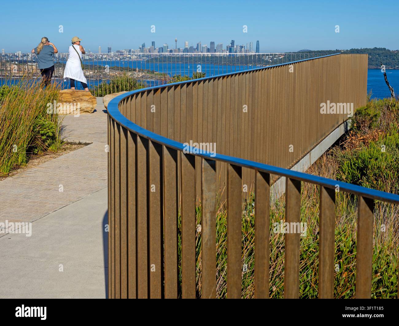 Punto di veduta Burragula sulla Testa Nord del porto di Sydney Foto Stock