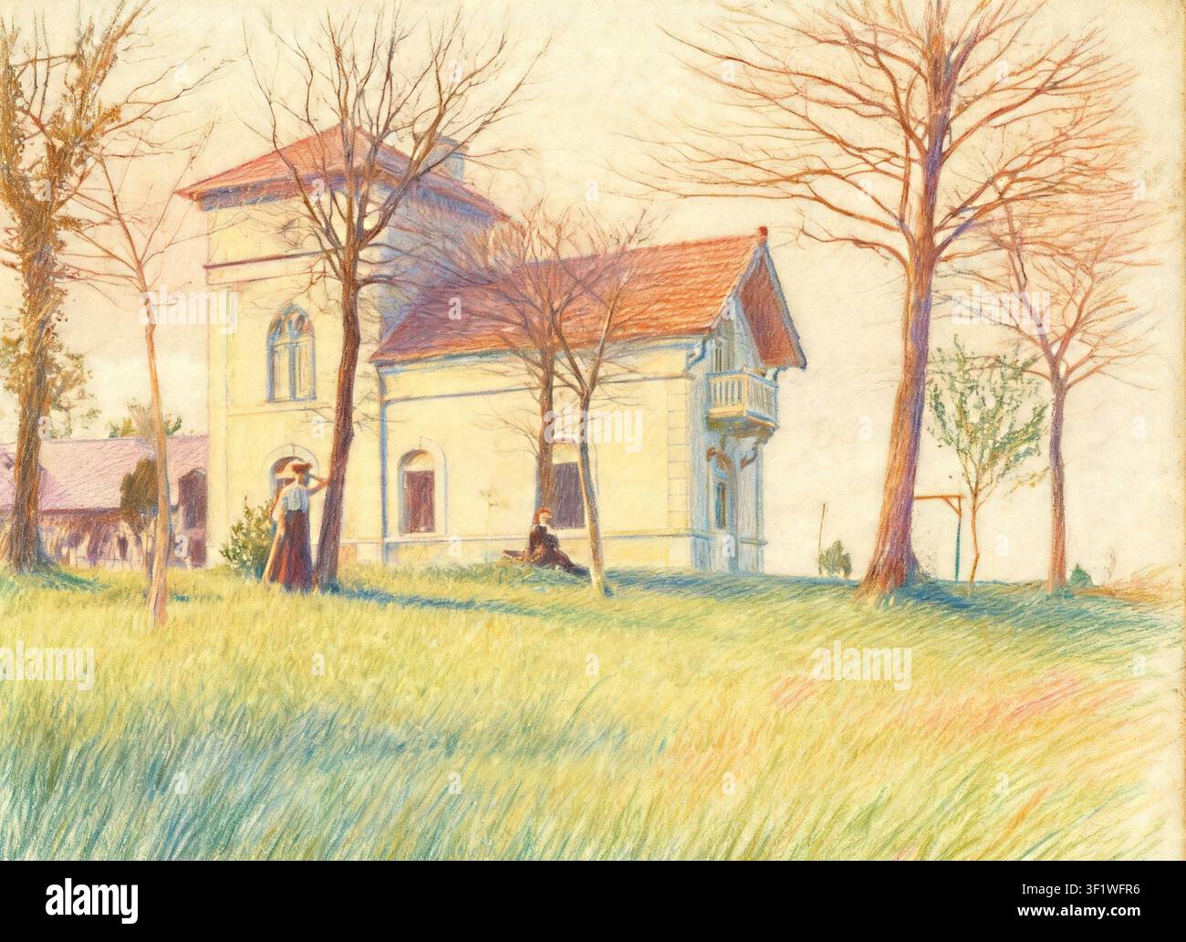 Luitré - Ille et Vilaine - Francia - padiglione di Montbelleux - miniere Foto Stock