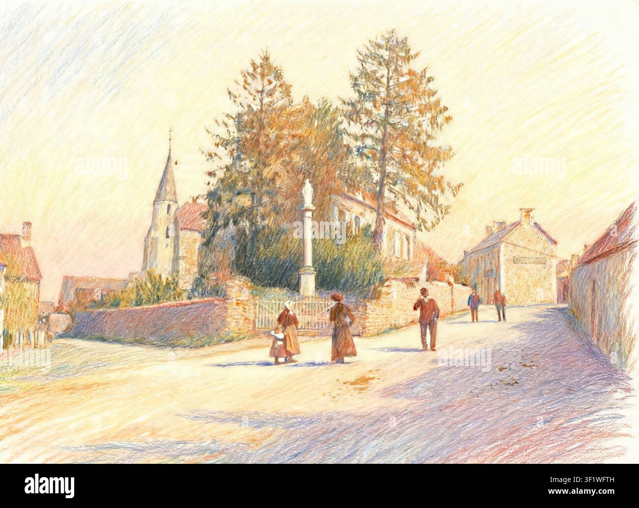 Luitré - Ille et Vilaine - Francia - veduta Foto Stock