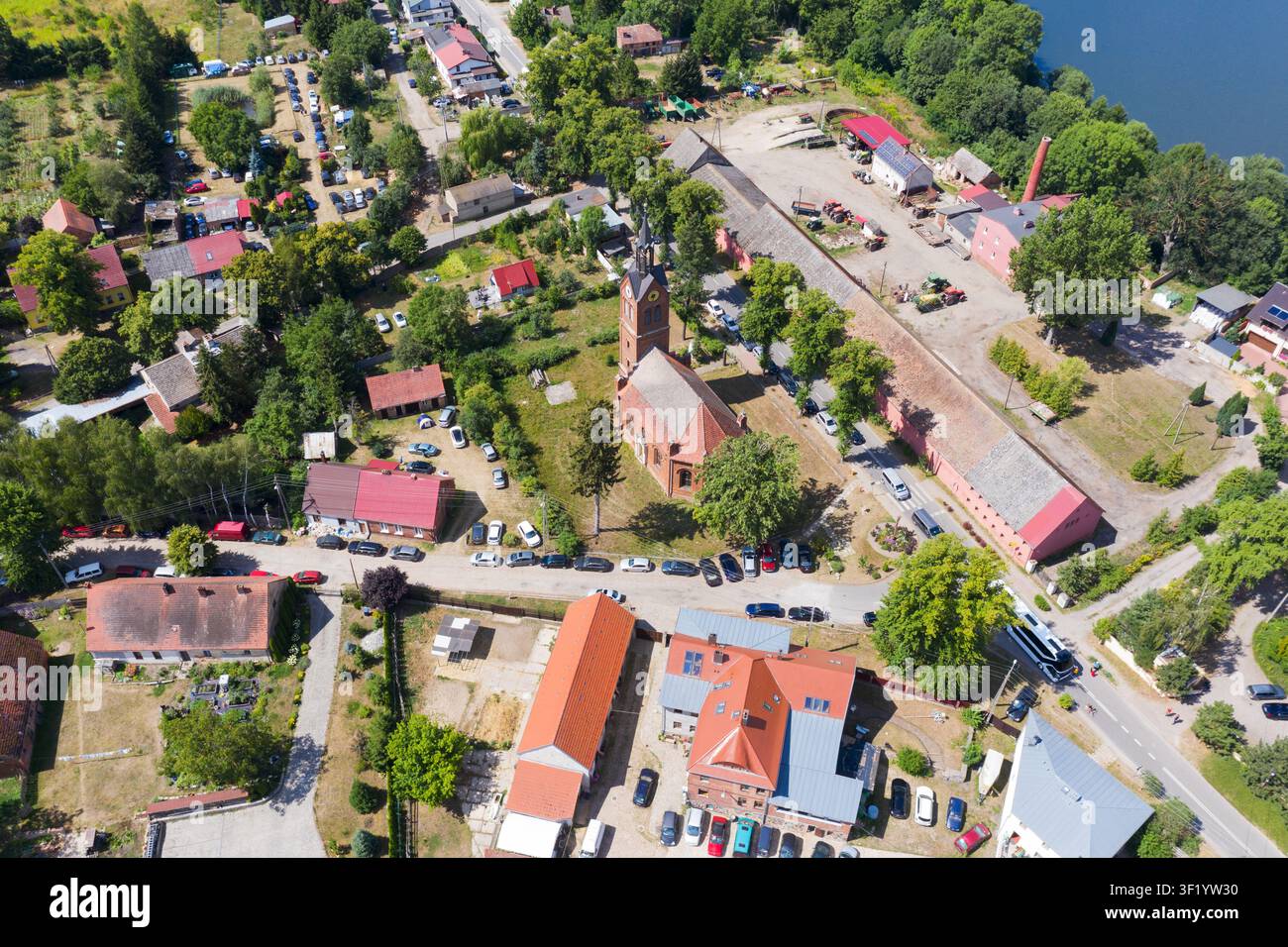 area rurale in Polonia, Europa Foto Stock
