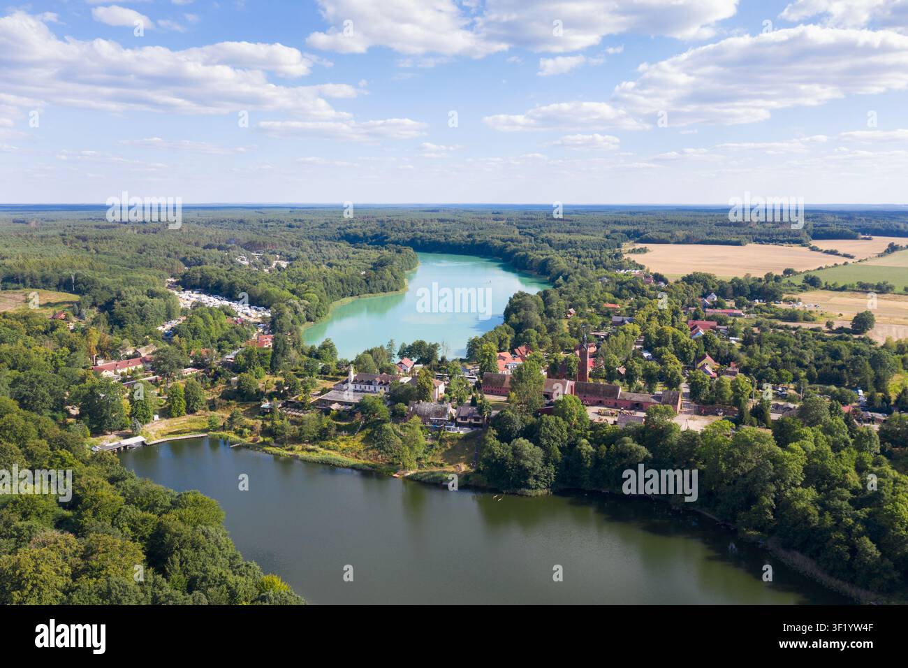 area rurale in Polonia, Europa Foto Stock