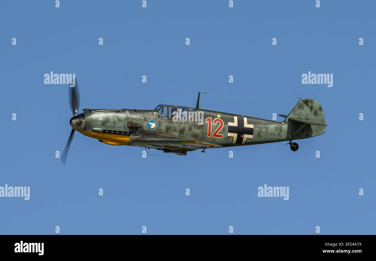 Messerschmitt Bf109 E-9 Foto Stock