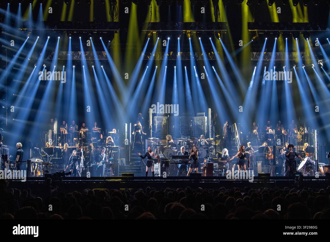 Hans Zimmer si esibisce al Moody Center, Austin, Texas, il 31 gennaio 2025. (Foto di John Anderson) Foto Stock