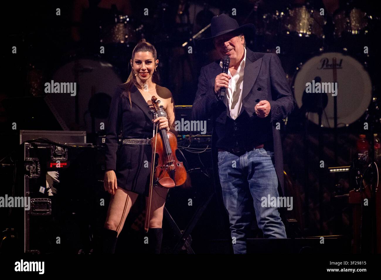 Hans Zimmer si esibisce al Moody Center, Austin, Texas, il 31 gennaio 2025. (Foto di John Anderson) Foto Stock