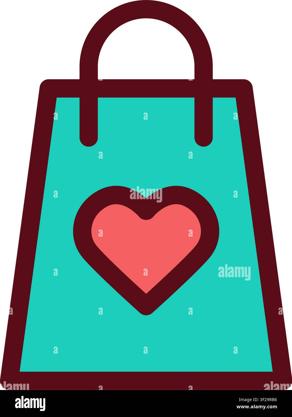 Icona della borsa della spesa, Vendita al dettaglio, Acquisto, Commercio, Negozio, Bottega Illustrazione Vettoriale