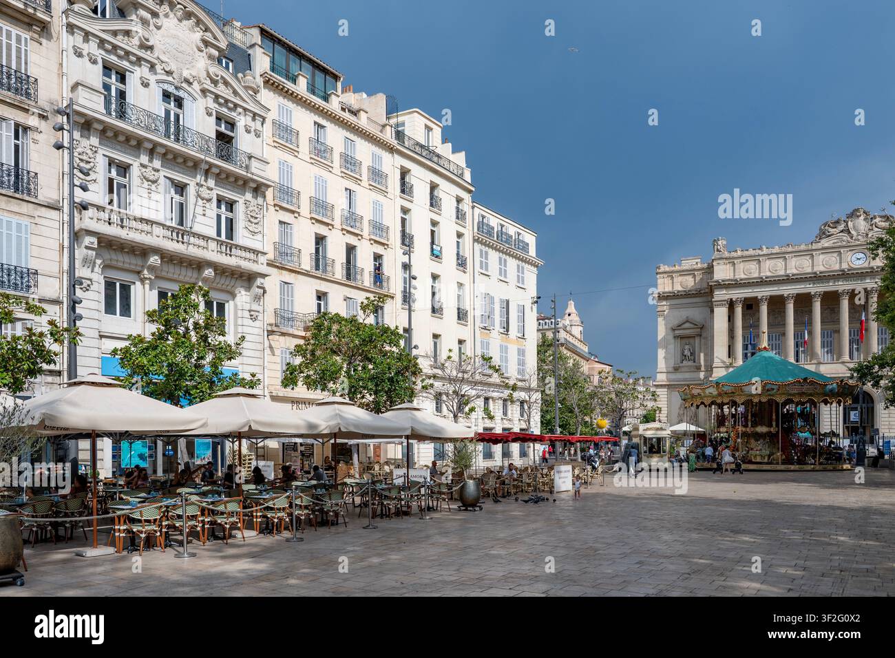 Piazza del General-de-Gaulle, Marsiglia, Provenza, Francia Foto Stock