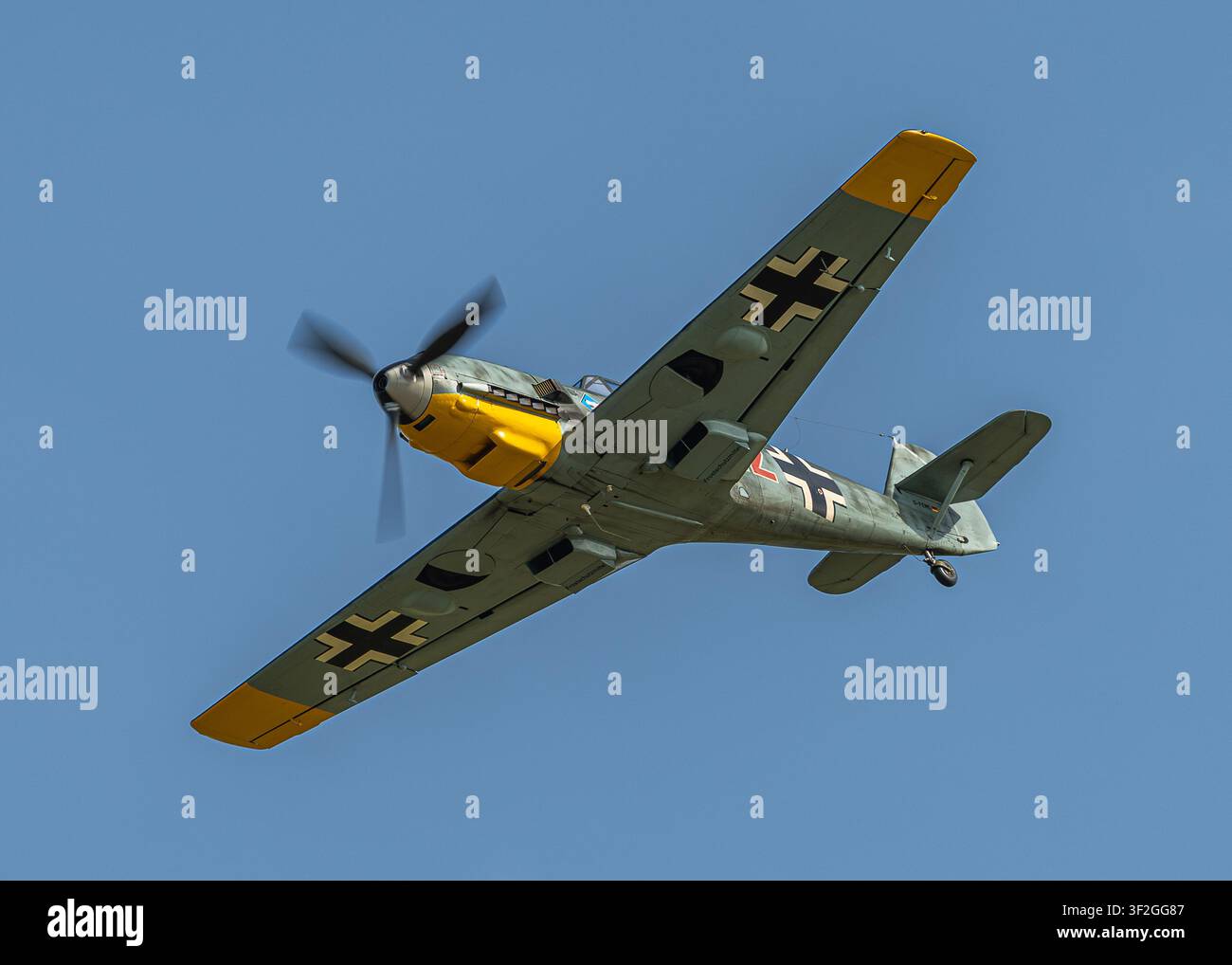 Messerschmitt Bf109 E-9 Foto Stock