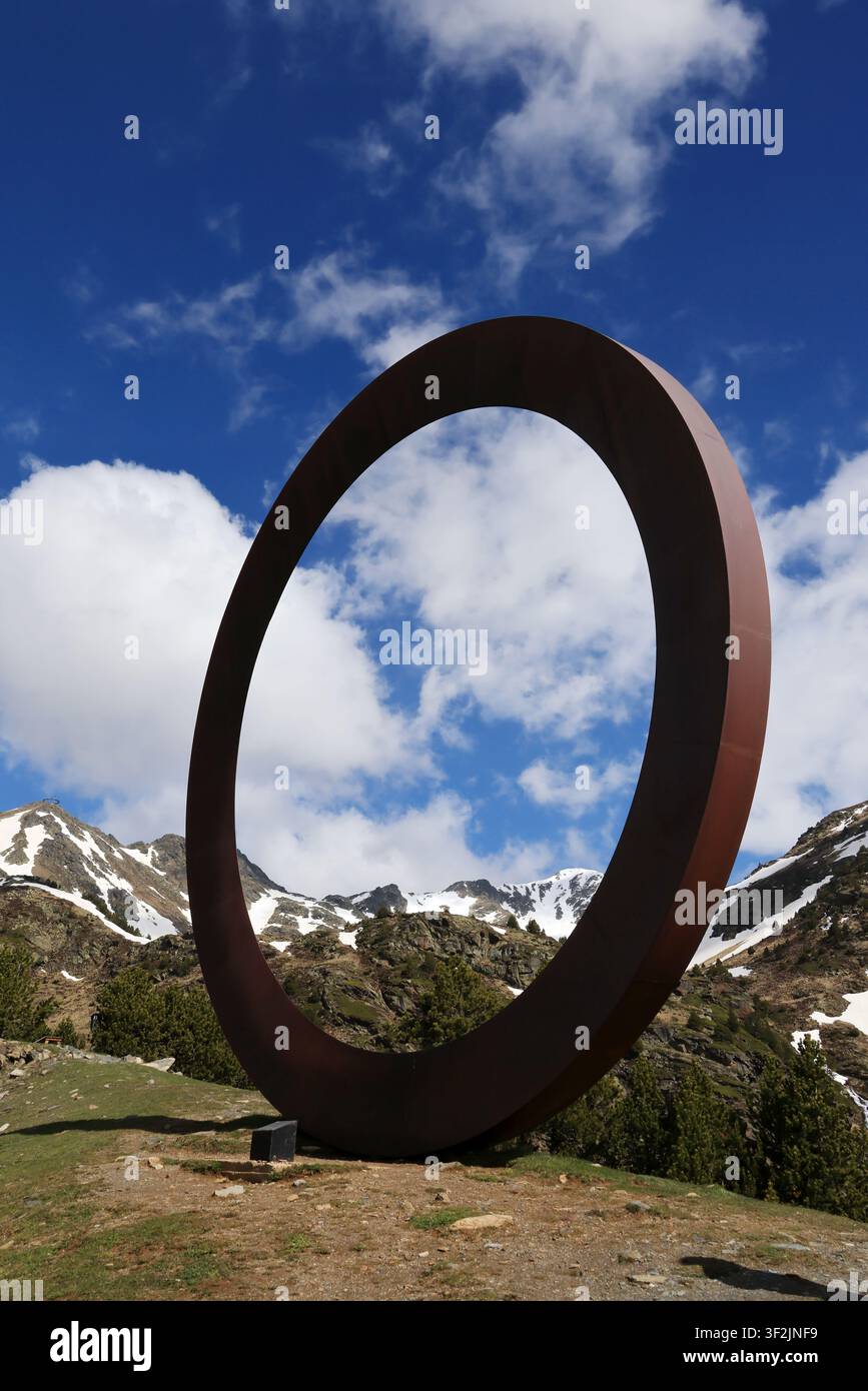 L'anello di Ordino nei Pirenei, ad Andorra Foto Stock