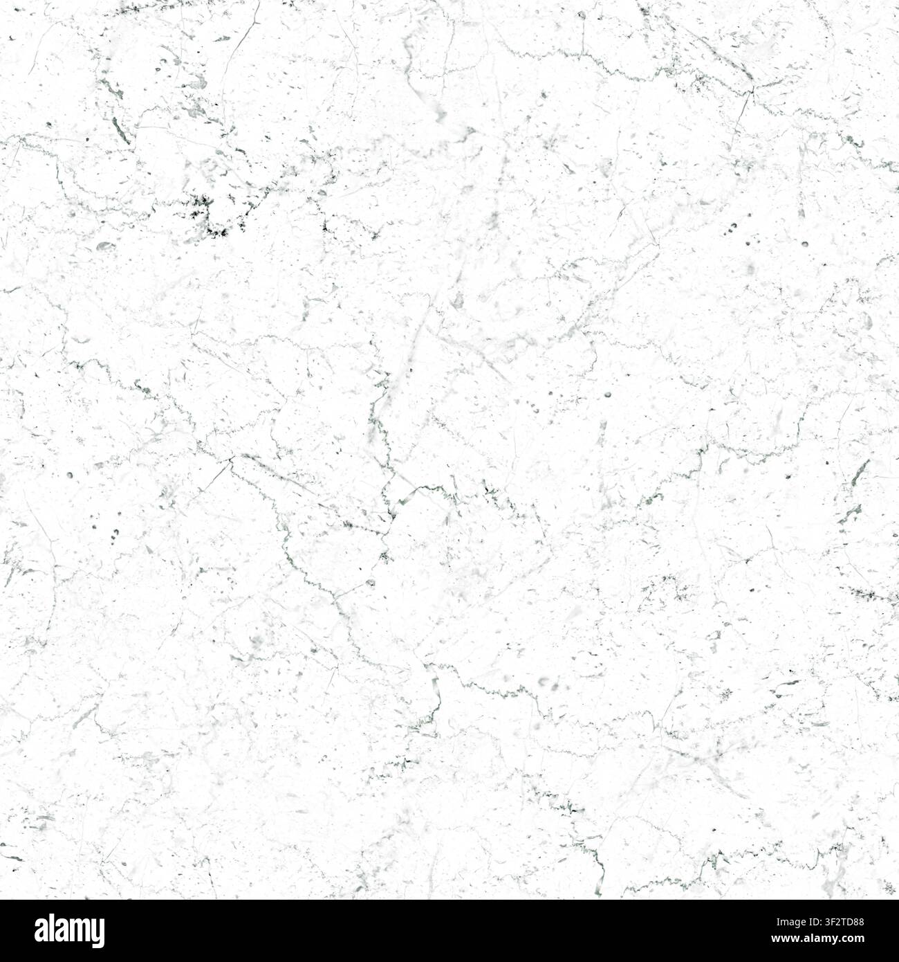 Close-up ad alta risoluzione di una pietra di marmo bianco brillante con venature grigie eleganti. Foto Stock