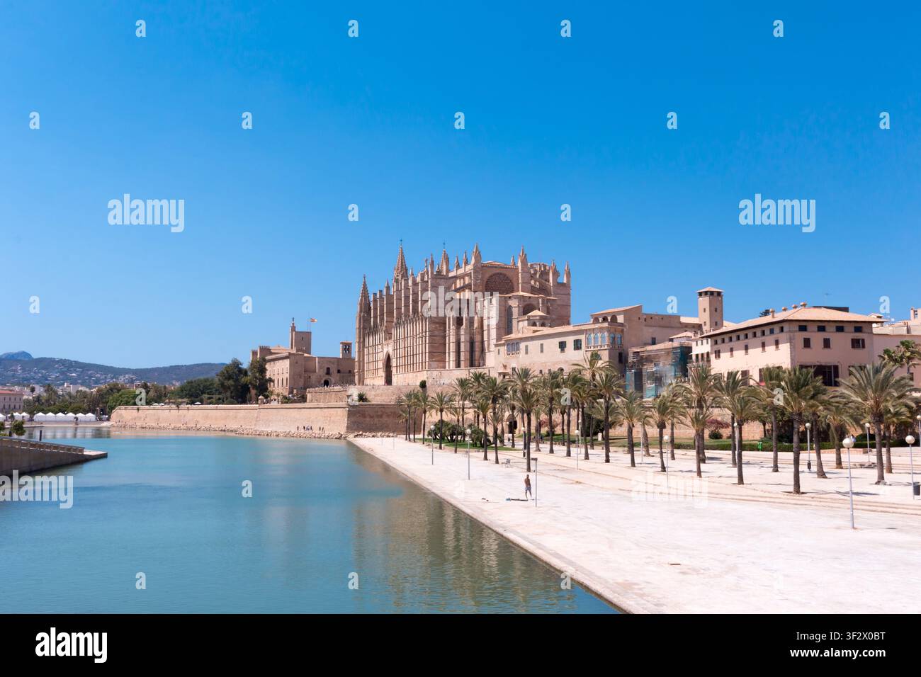 Architettura a Palma di Maiorca, Isole Baleari, Spagna. Foto Stock