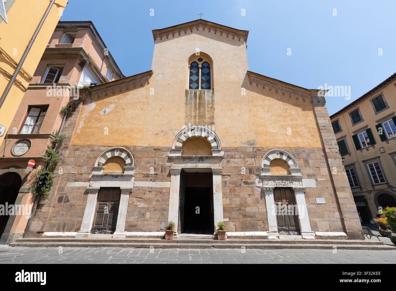 Lucca - La chiesa Chiesa di San Salvatore Foto Stock