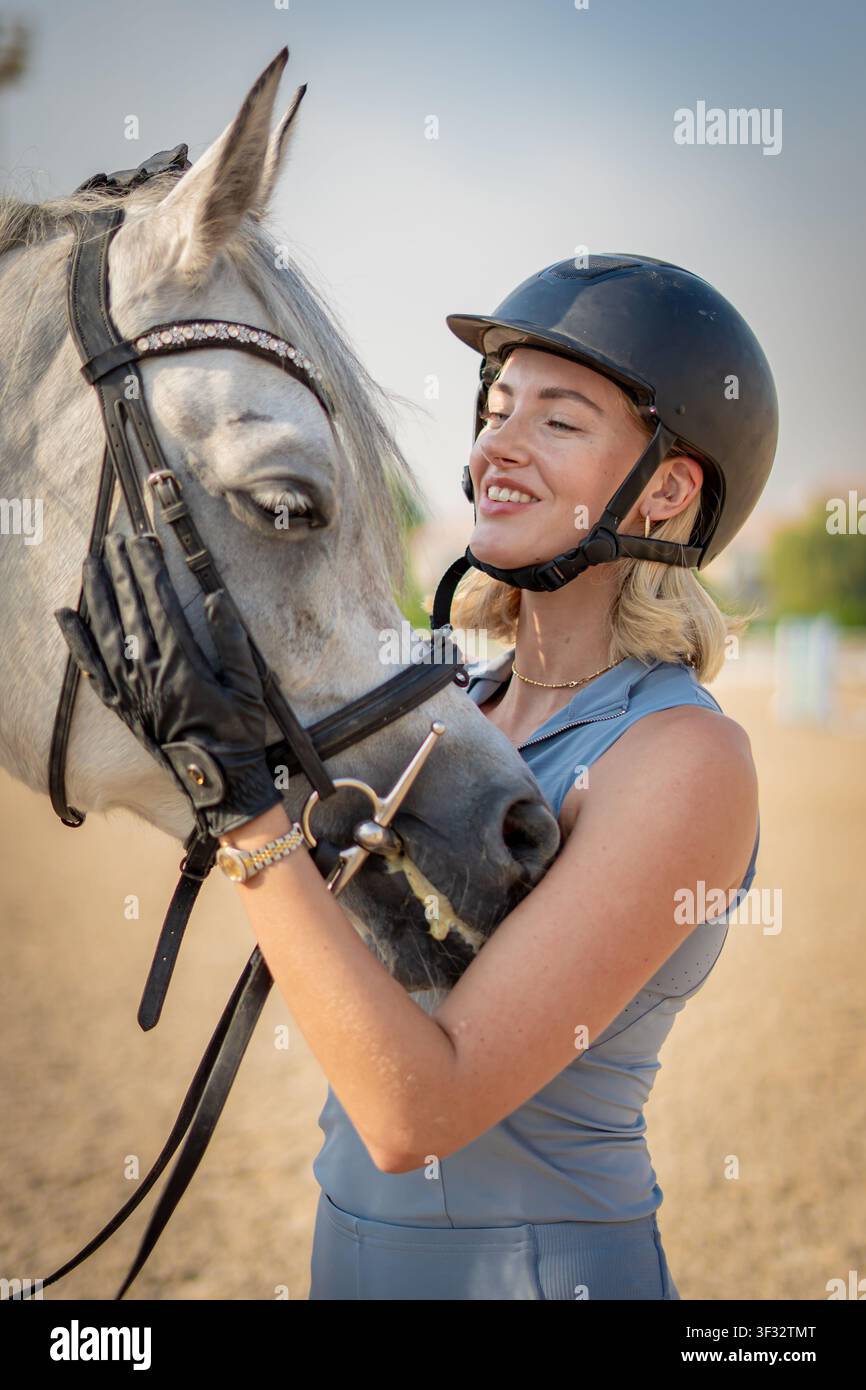 Servizio fotografico equestre Foto Stock