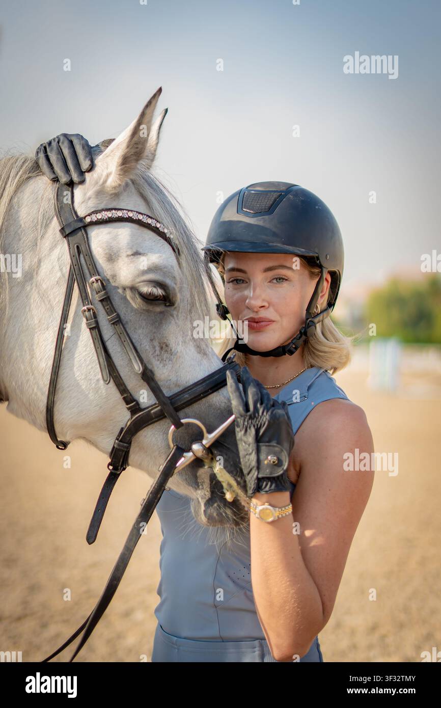 Servizio fotografico equestre Foto Stock