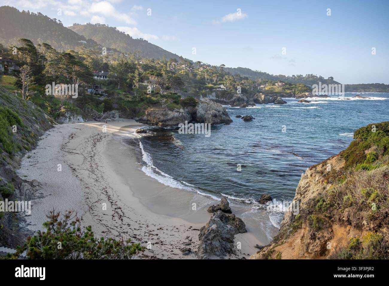 Gibson Beach, Riserva Naturale Statale di Point Lobos, Carmel, California. Foto Stock