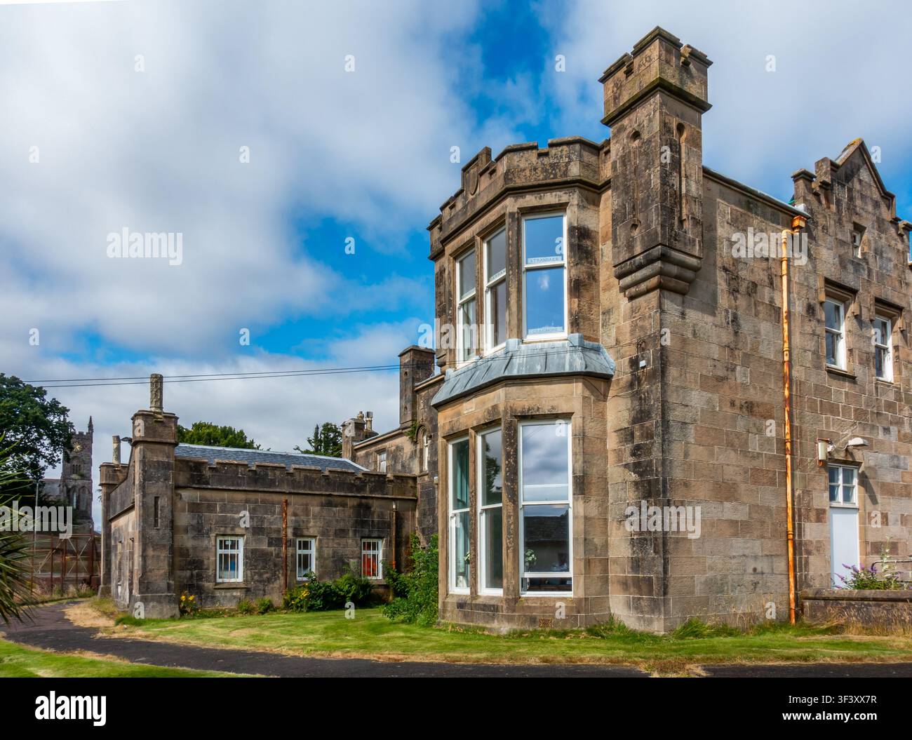 Castello di Dunoon nella città della penisola di Cowal, Argyll and Bute, Scozia Foto Stock