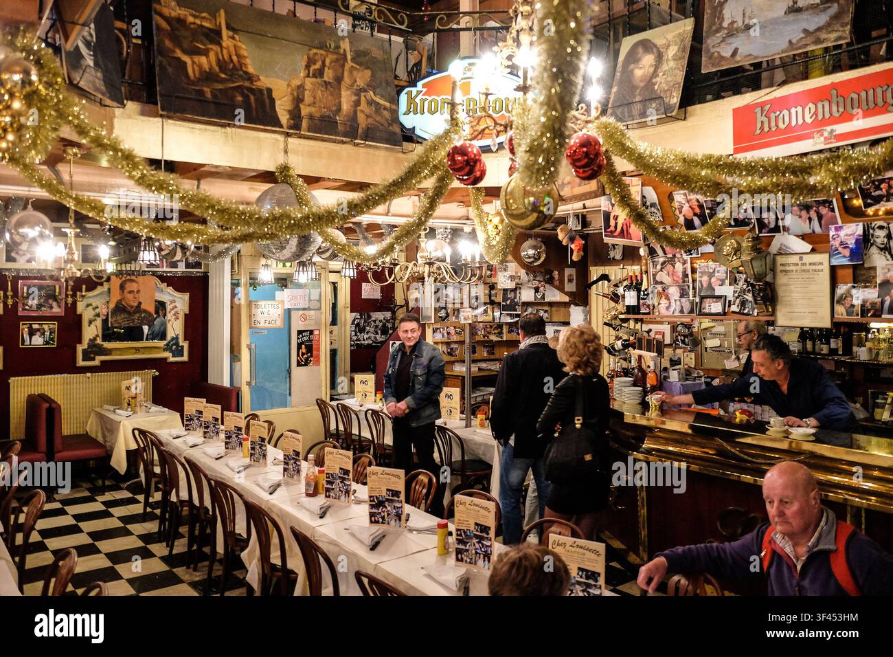 In Francia il mercato delle pulci di Clignacourt, Parigi Foto Stock