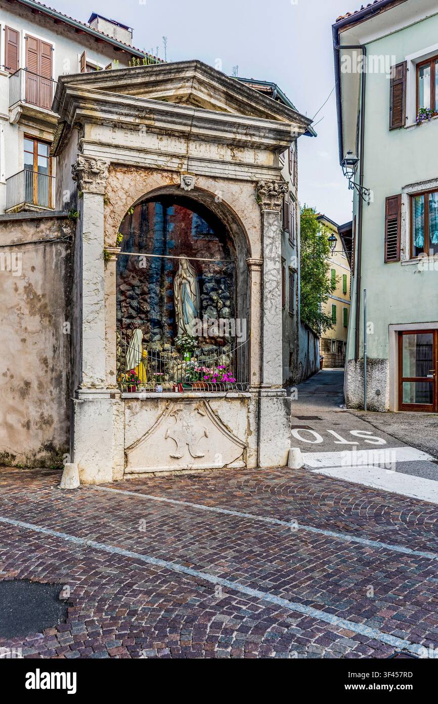 Italia Trentino Borgo Valsugana - Santuario della Madonna di Lourdes Foto Stock