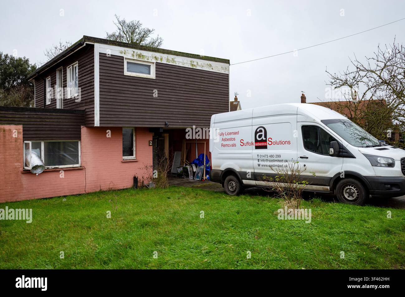 Azienda Suffolk Asbestos solutions Foto Stock